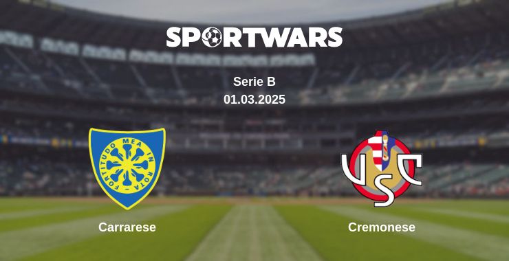 Where to watch the match Carrarese - Cremonese