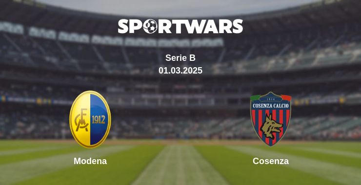 Where to watch the match Modena - Cosenza