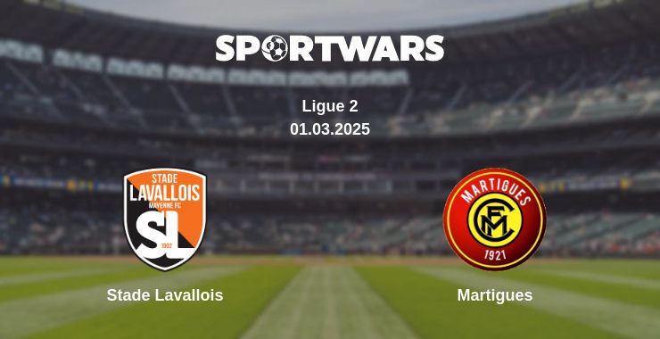 Where to watch the match Stade Lavallois - Martigues