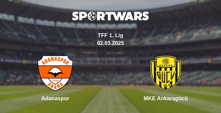 Where to watch the match Adanaspor - MKE Ankaragücü