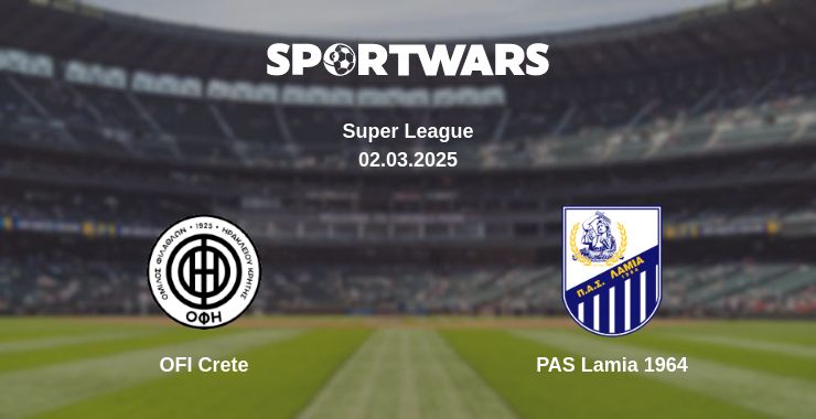 Where to watch the match OFI Crete - PAS Lamia 1964