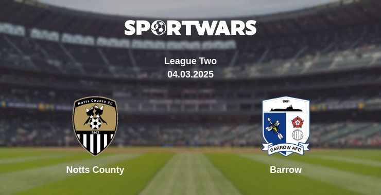 Where to watch the match Notts County - Barrow