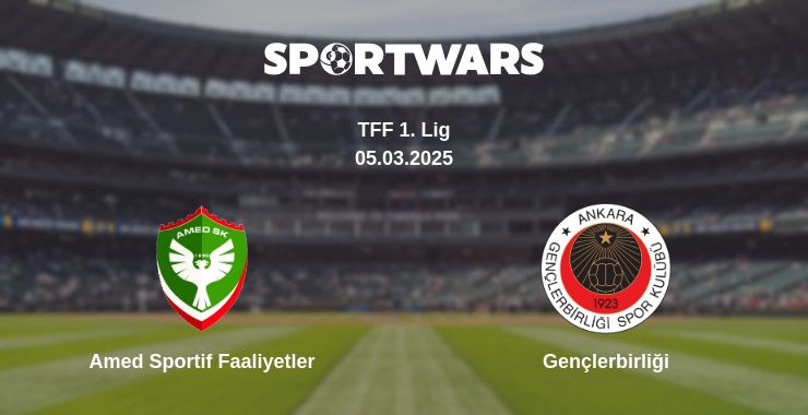 Where to watch the match Amed Sportif Faaliyetler - Gençlerbirliği