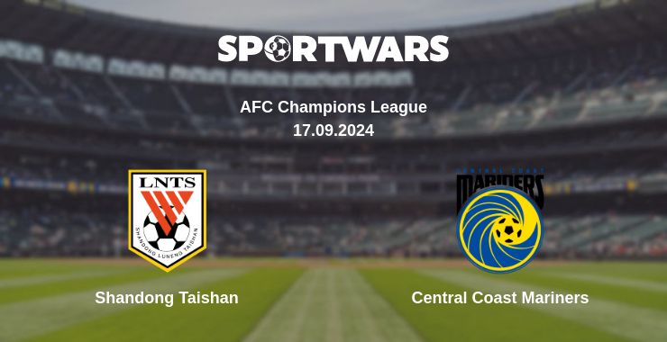 Where to watch the match Shandong Taishan - Central Coast Mariners