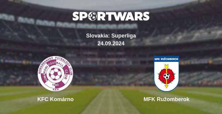 Where to watch the match KFC Komárno - MFK Ružomberok