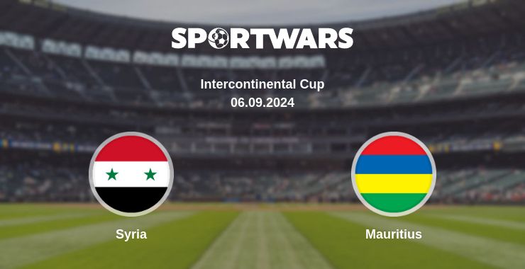 Where to watch the match Syria - Mauritius