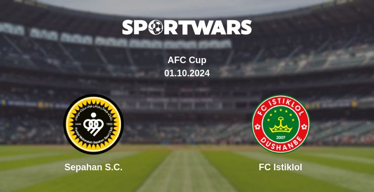 Where to watch the match Sepahan S.C. - FC Istiklol