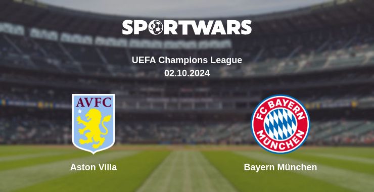 Where to watch the match Aston Villa - Bayern München