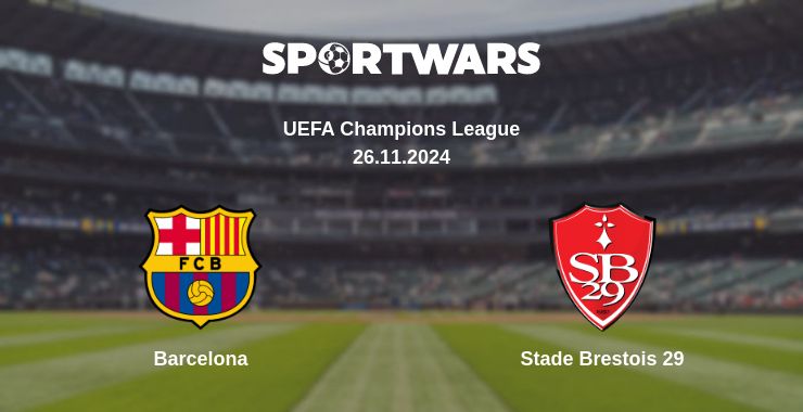 Where to watch the match Barcelona - Stade Brestois 29