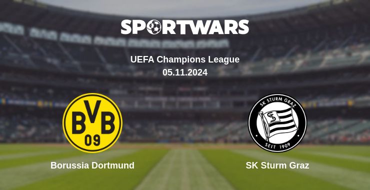 Where to watch the match Borussia Dortmund - SK Sturm Graz