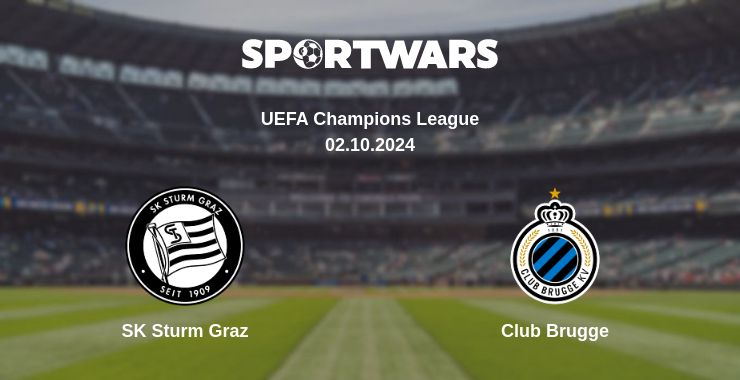 Where to watch the match SK Sturm Graz - Club Brugge