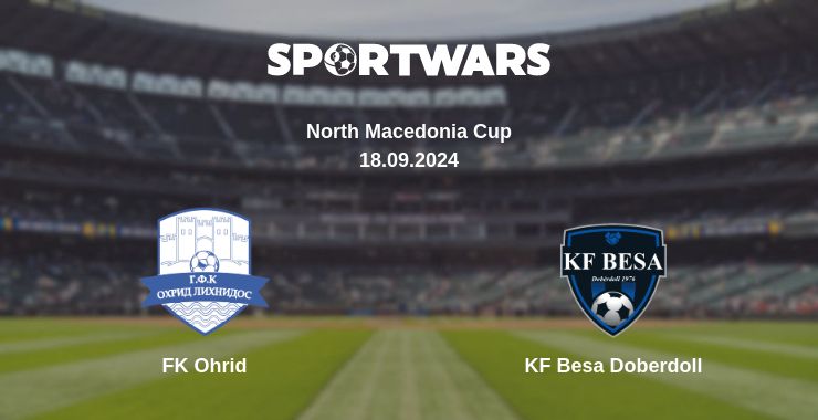 Where to watch the match FK Ohrid - KF Besa Doberdoll