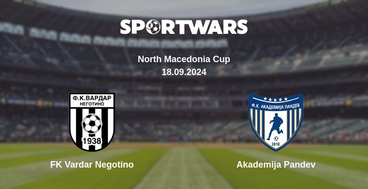 Where to watch the match FK Vardar Negotino - Akademija Pandev