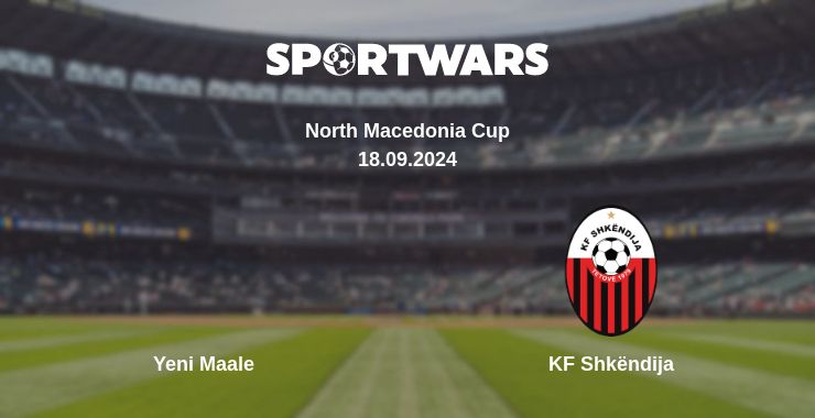 Where to watch the match Yeni Maale - KF Shkëndija