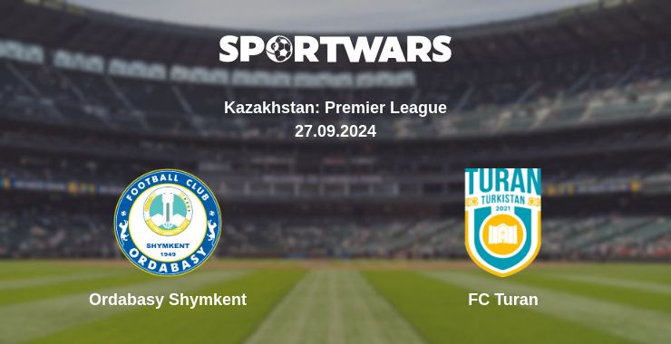 Where to watch the match Ordabasy Shymkent - FC Turan