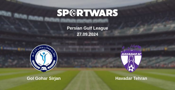 Where to watch the match Gol Gohar Sirjan - Havadar Tehran