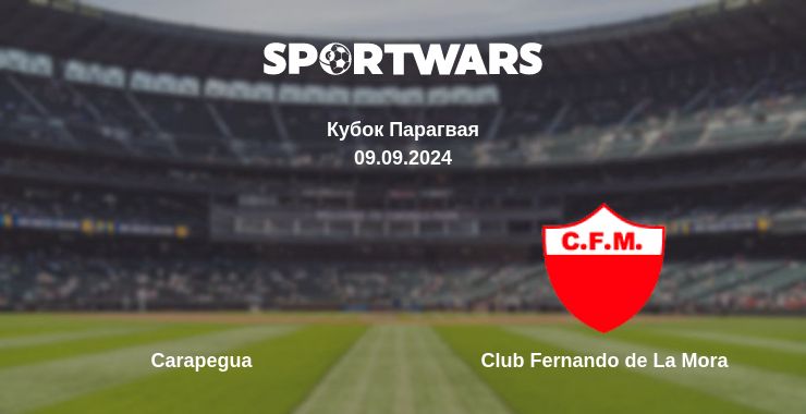 Where to watch the match Carapegua - Club Fernando de La Mora