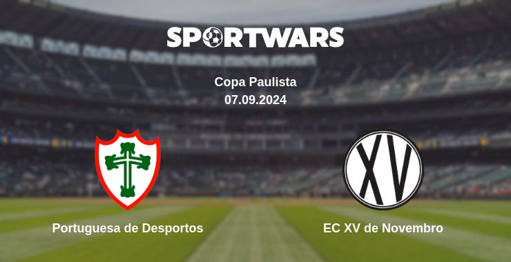 Where to watch the match Portuguesa de Desportos - EC XV de Novembro