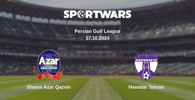 Where to watch the match Shams Azar Qazvin - Havadar Tehran