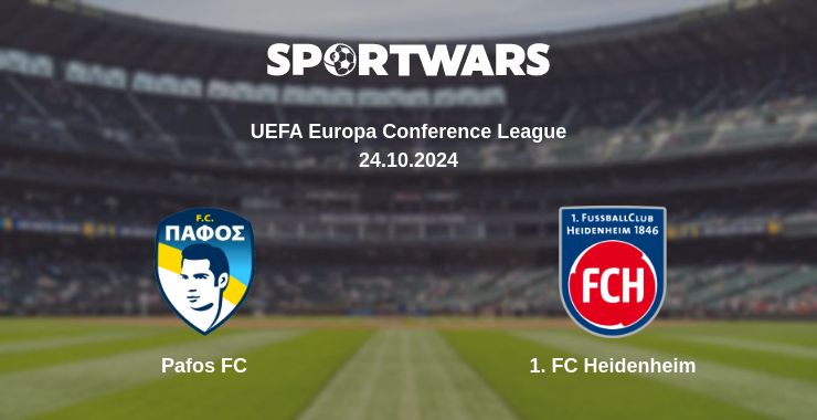 Where to watch the match Pafos FC - 1. FC Heidenheim