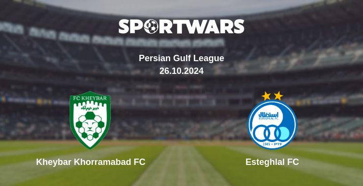 Where to watch the match Kheybar Khorramabad FC - Esteghlal FC