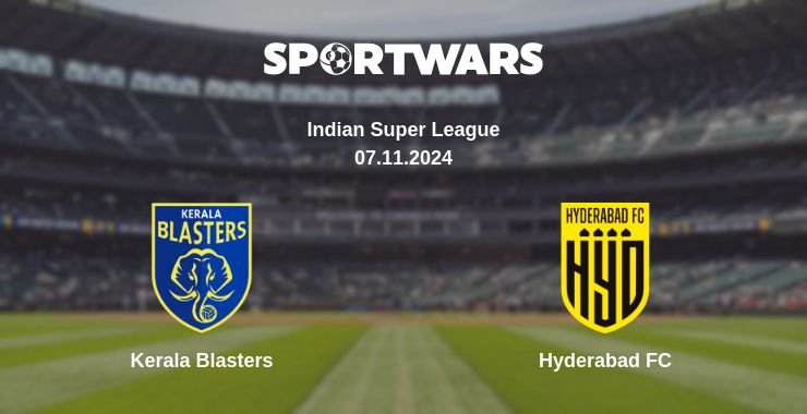 Where to watch the match Kerala Blasters - Hyderabad FC