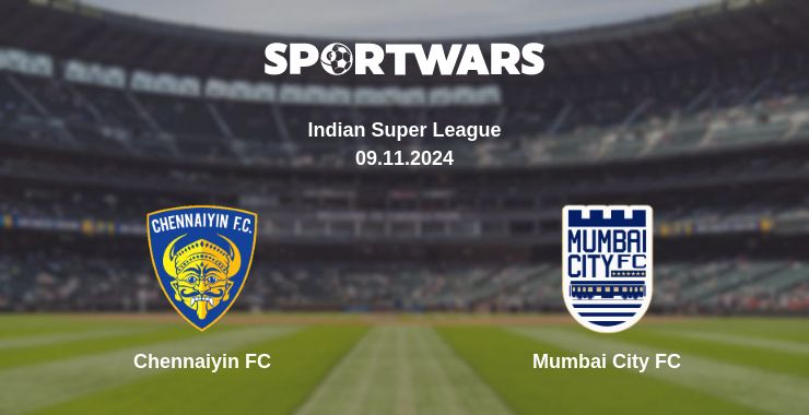 Where to watch the match Chennaiyin FC - Mumbai City FC