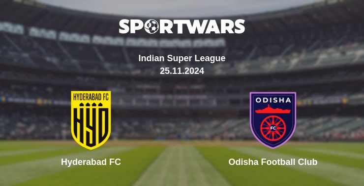 Where to watch the match Hyderabad FC - Odisha Football Club