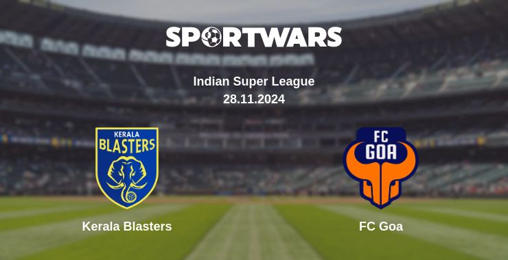 Where to watch the match Kerala Blasters - FC Goa