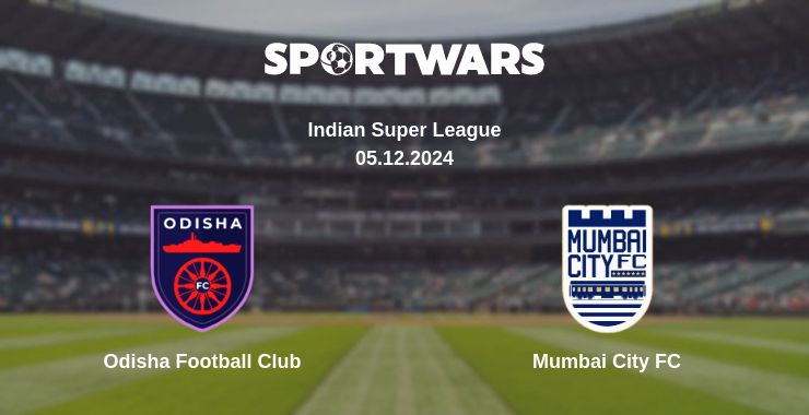 Where to watch the match Odisha Football Club - Mumbai City FC