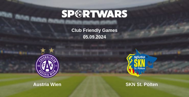 Where to watch the match Austria Wien - SKN St. Pölten