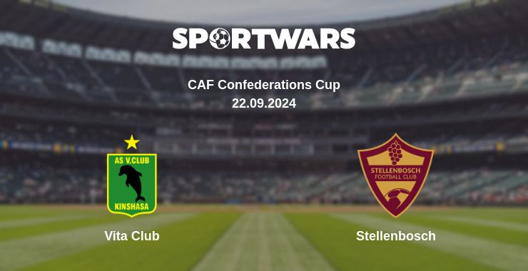 Where to watch the match Vita Club - Stellenbosch