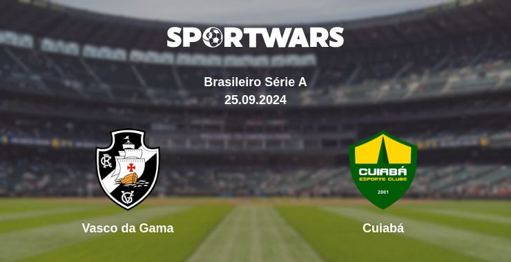 Where to watch the match Vasco da Gama - Cuiabá