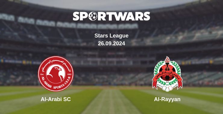 Where to watch the match Al-Arabi SC - Al-Rayyan