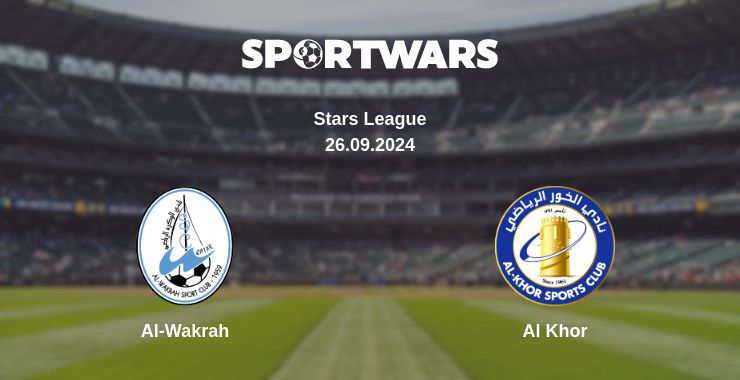 Where to watch the match Al-Wakrah - Al Khor