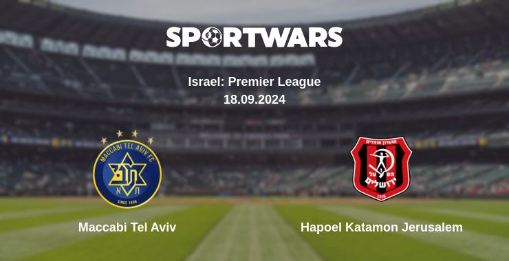 Where to watch the match Maccabi Tel Aviv - Hapoel Katamon Jerusalem