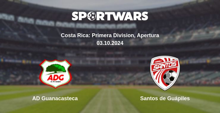 Where to watch the match AD Guanacasteca - Santos de Guápiles