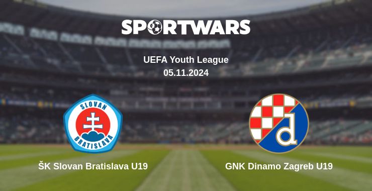 Where to watch the match ŠK Slovan Bratislava U19 - GNK Dinamo Zagreb U19