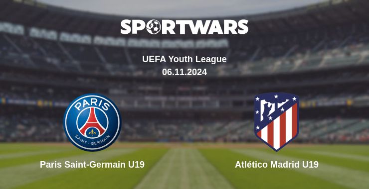 Where to watch the match Paris Saint-Germain U19 - Atlético Madrid U19