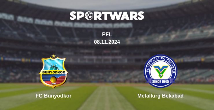 Where to watch the match FC Bunyodkor - Metallurg Bekabad