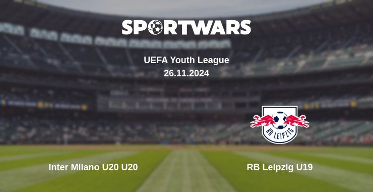 Where to watch the match Inter Milano U20 U20 - RB Leipzig U19