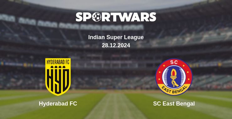 Where to watch the match Hyderabad FC - SC East Bengal