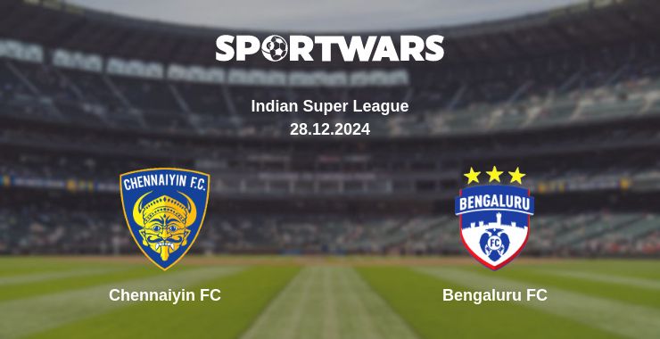 Where to watch the match Chennaiyin FC - Bengaluru FC