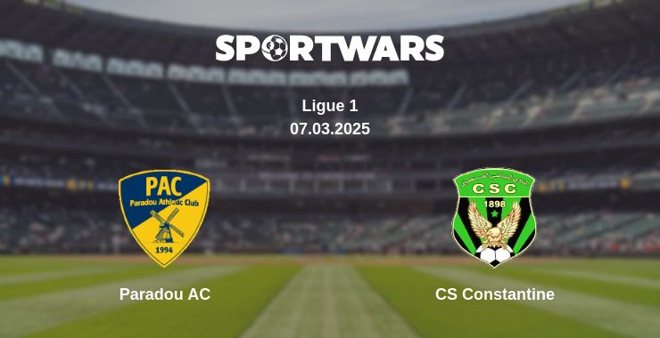 Where to watch the match Paradou AC - CS Constantine