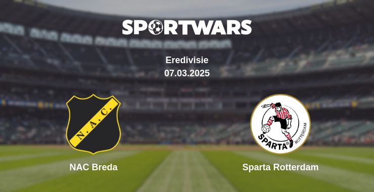 Where to watch the match NAC Breda - Sparta Rotterdam