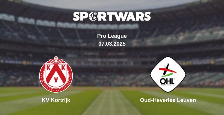 Where to watch the match KV Kortrijk - Oud-Heverlee Leuven