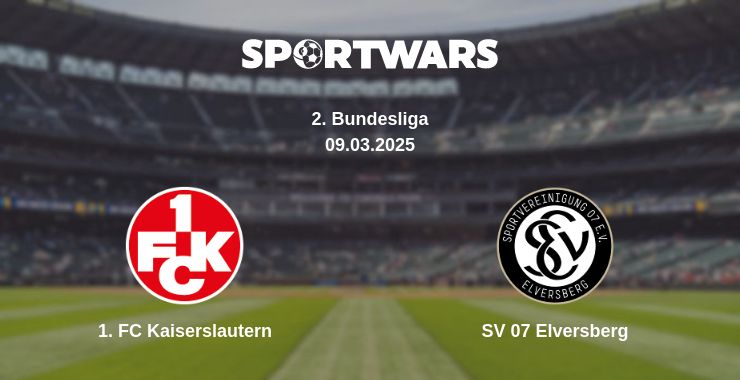 Where to watch the match 1. FC Kaiserslautern - SV 07 Elversberg