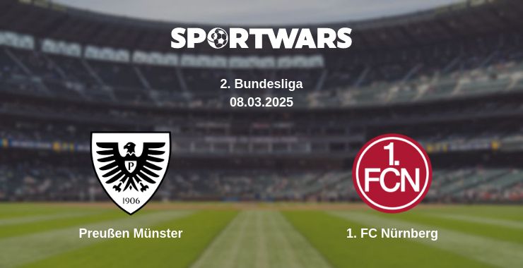 Where to watch the match Preußen Münster - 1. FC Nürnberg