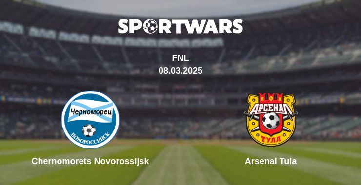 Where to watch the match Chernomorets Novorossijsk - Arsenal Tula