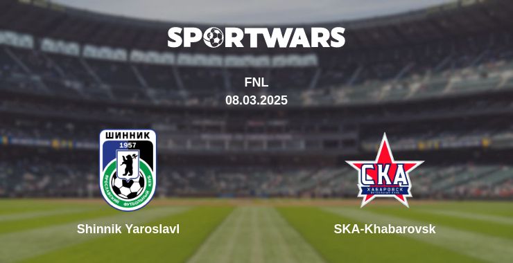 Where to watch the match Shinnik Yaroslavl - SKA-Khabarovsk